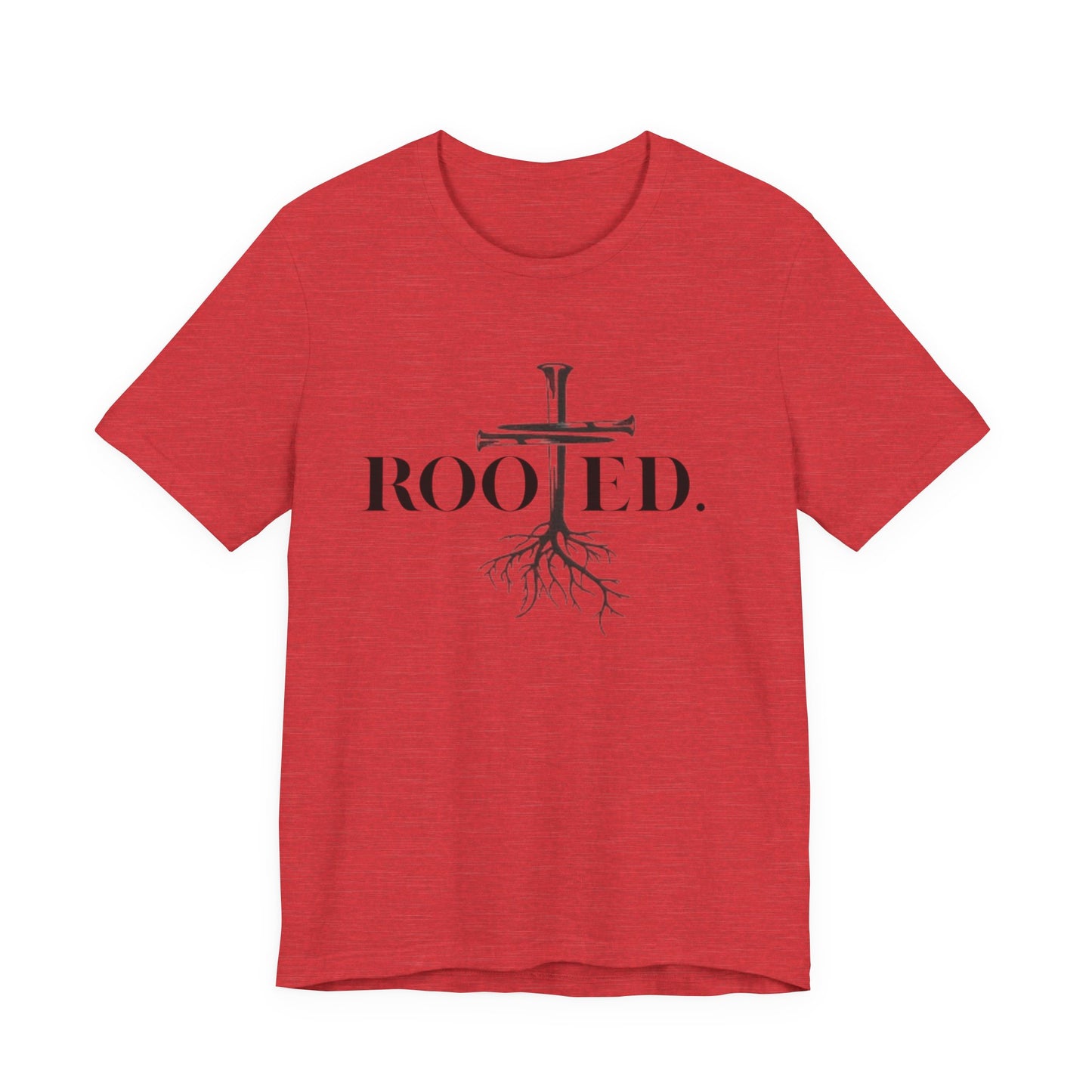 Rooted in Christ | Colossians 2:6-7 Scripture Tee | Unisex Christian T-Shirt