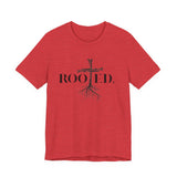 Rooted in Christ | Colossians 2:6-7 Scripture Tee | Unisex Christian T-Shirt