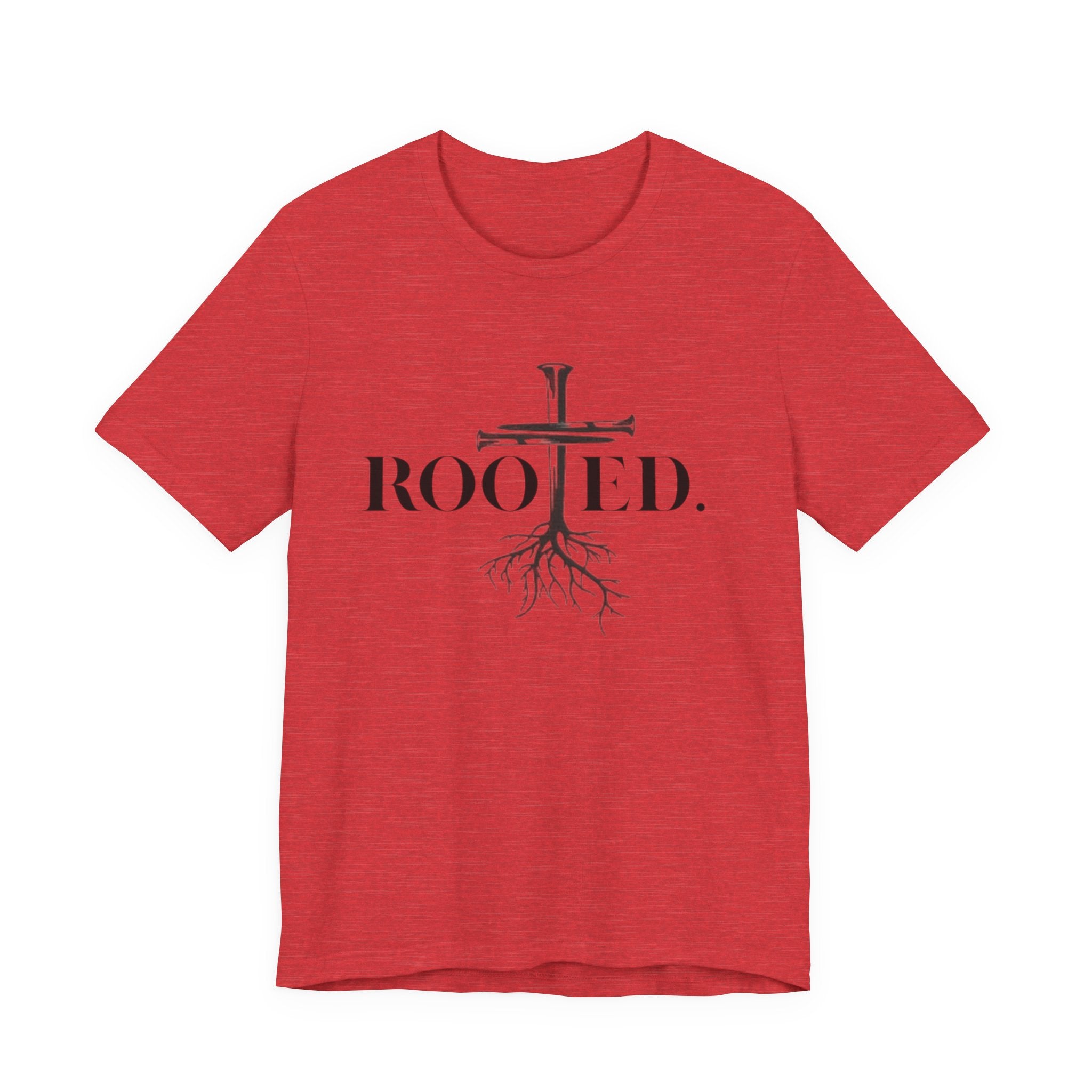Rooted in Christ | Colossians 2:6-7 Scripture Tee | Unisex Christian T-Shirt