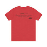 Pray It Forward Tee — Romans 12:12 | Unisex Christian Jersey T-Shirt | Inspirational Prayer Shirt | Faith-Based Apparel