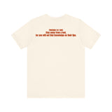 Not My Circus, Not My Monkeys — Proverbs 14:7 | Unisex Jersey Short Sleeve Christian Humor Shirt