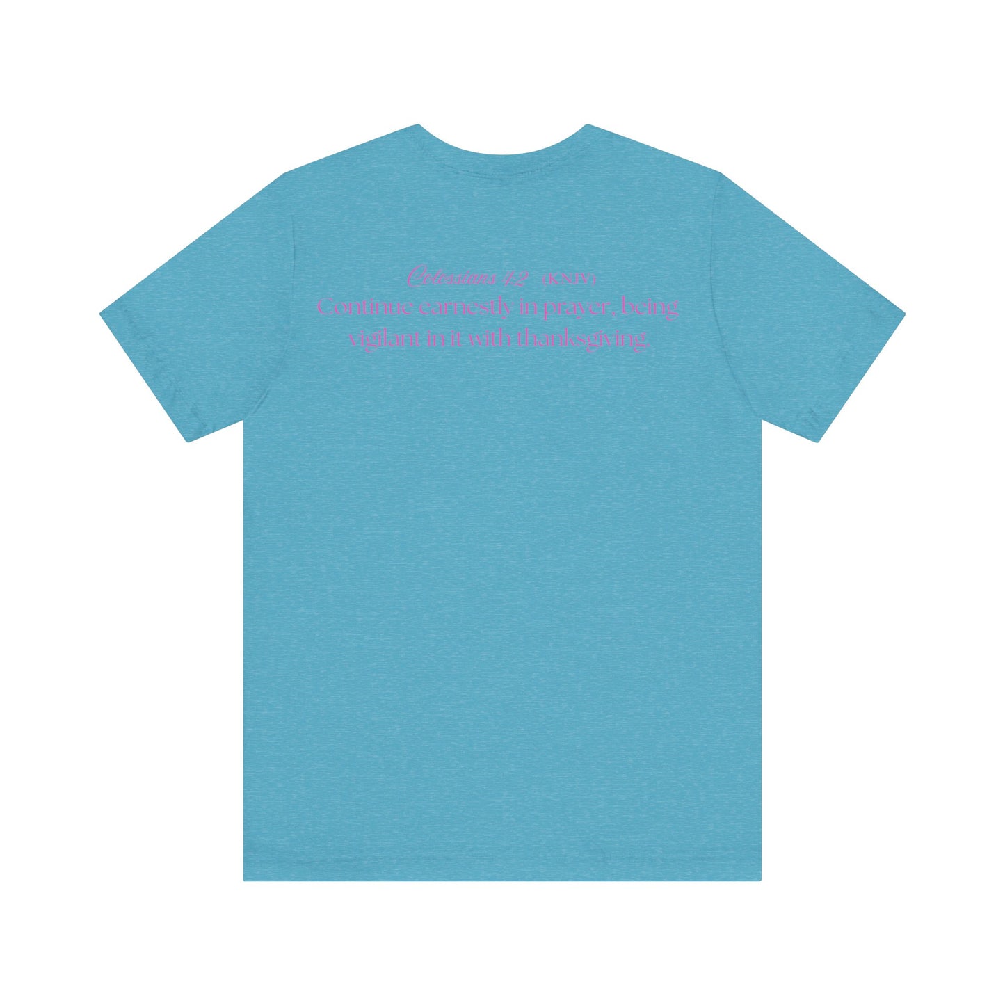 Mama Prays — Colossians 4:2 | Unisex Jersey Short Sleeve Christian T-Shirt
