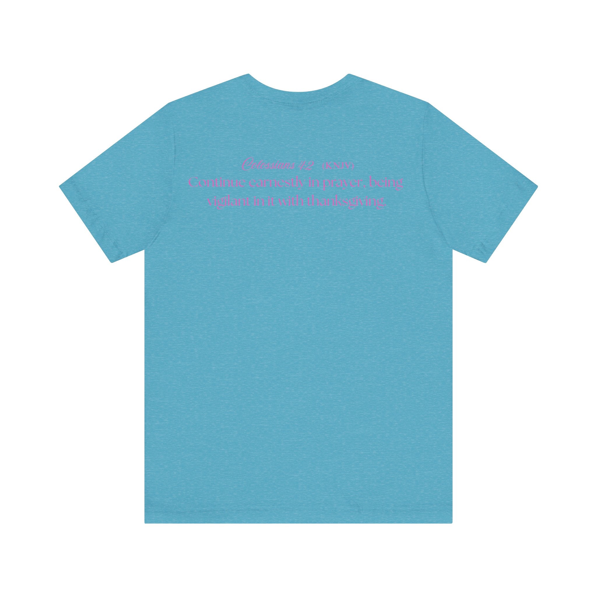 Mama Prays — Colossians 4:2 | Unisex Jersey Short Sleeve Christian T-Shirt