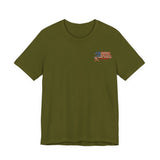 Patriotic Graphic Tee-Hold Fast — Hebrews 10:23 | Unisex Jersey Short Sleeve Christian T-Shirt