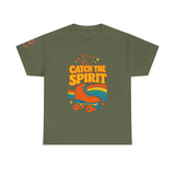 Catch the Spirit — 2 Corinthians 3:17 Retro Skate | Unisex Heavy Cotton Christian T-Shirt