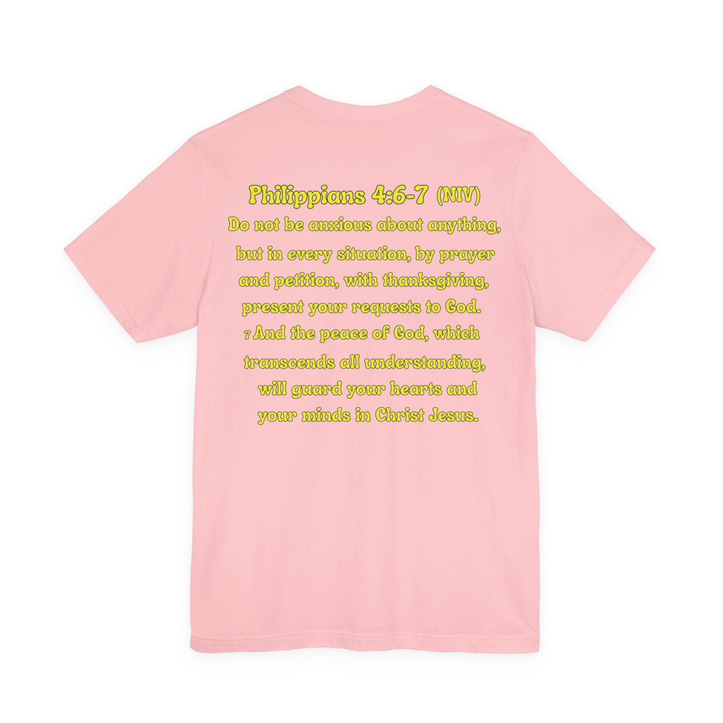 Funny Fish Tee | Philippians 4:6–7 Scripture Shirt | Christian Fisherman T-Shirt | Unisex Jersey Short Sleeve