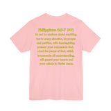 Funny Fish Tee | Philippians 4:6–7 Scripture Shirt | Christian Fisherman T-Shirt | Unisex Jersey Short Sleeve