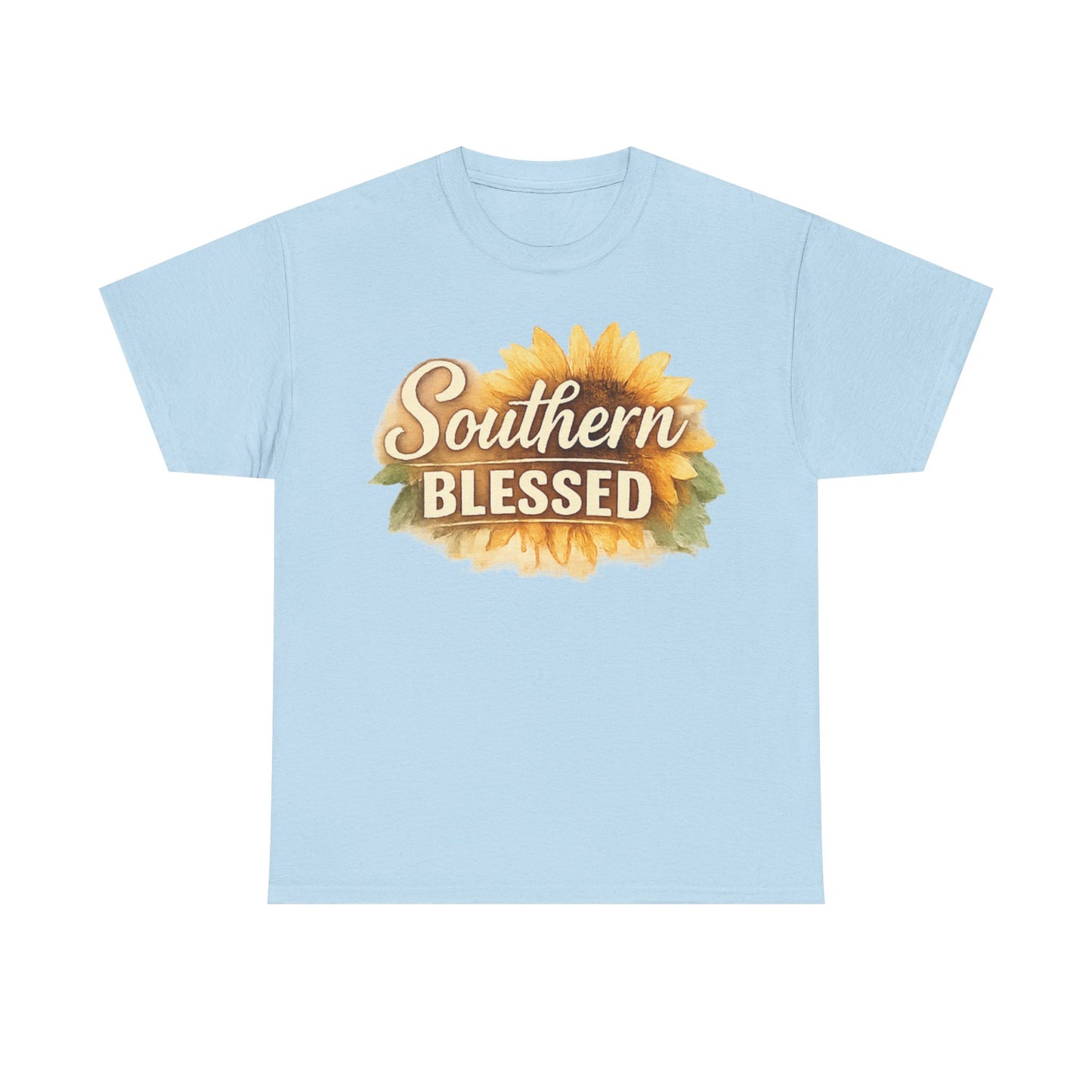 Southern Blessed Sunflower Shirt | Christian Southern Tee | Faith Inspired Country T-Shirt | Women’s Church & Everyday Wear