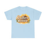 Southern Blessed Sunflower Shirt | Christian Southern Tee | Faith Inspired Country T-Shirt | Women’s Church & Everyday Wear