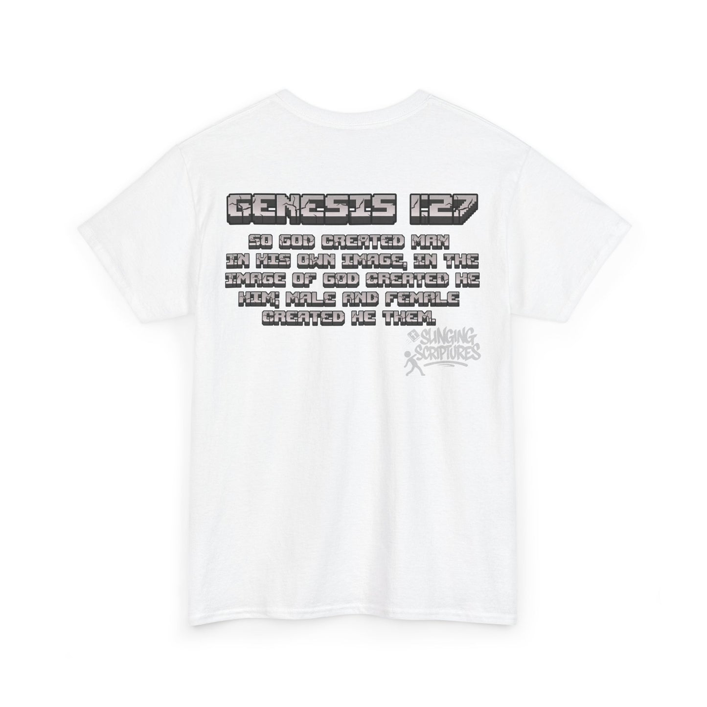 Genesis 1:27 Minecraft-Inspired Christain T-Shirt - Unisex