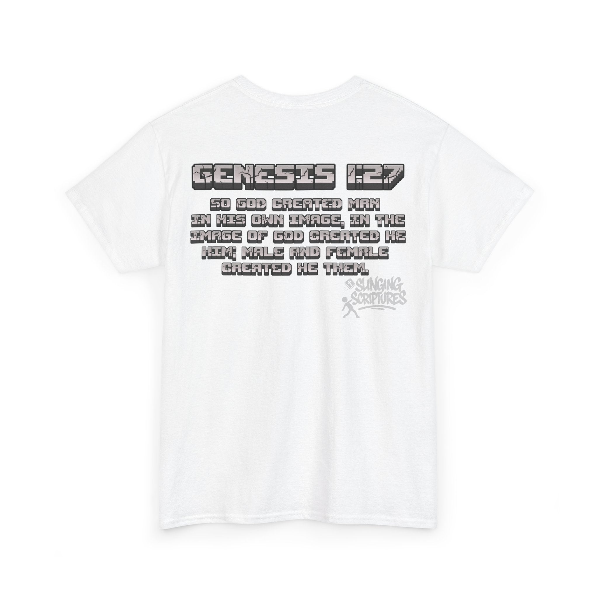 Genesis 1:27 Minecraft-Inspired Christain T-Shirt - Unisex