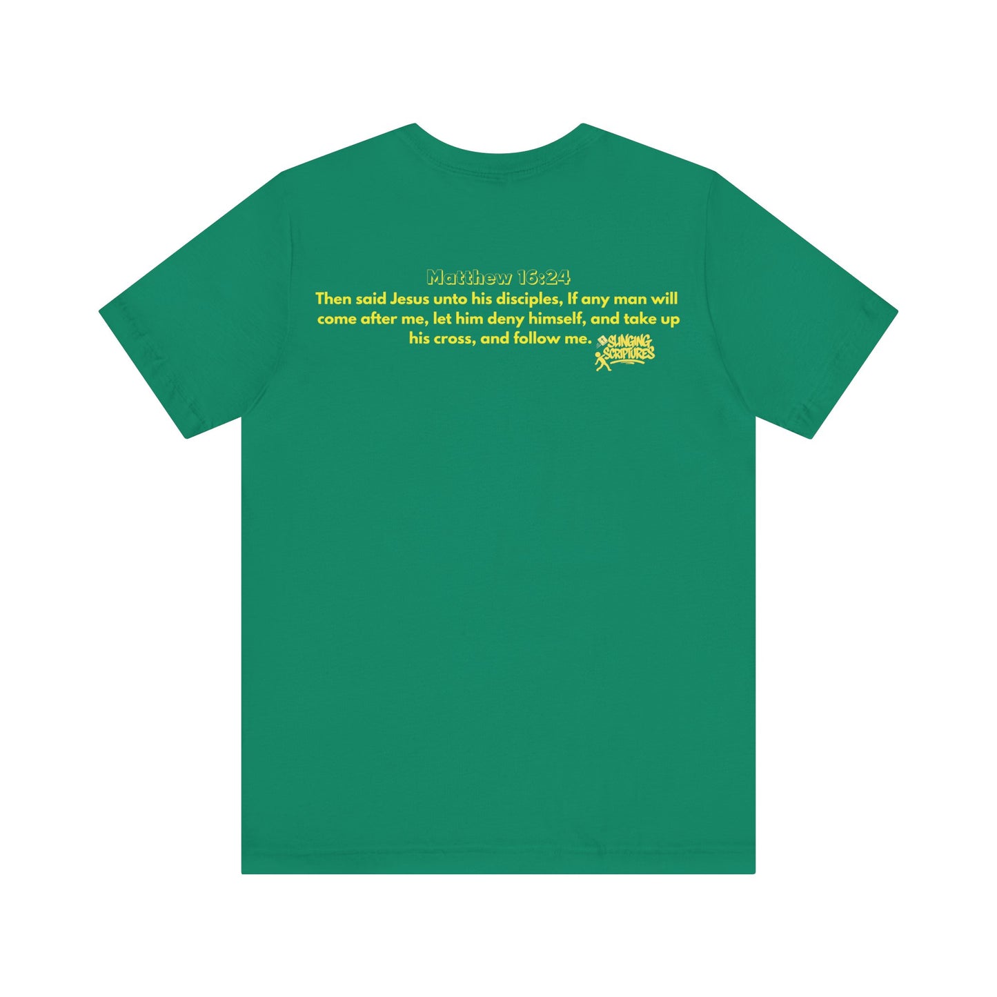 Cross Training — Matthew 16:24 | Unisex Jersey Short Sleeve Christian T-Shirt
