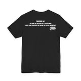 Certified Walk-Away Specialist — Proverbs 14:7 —  Unisex Jersey Short Sleeve Christian T-Shirt