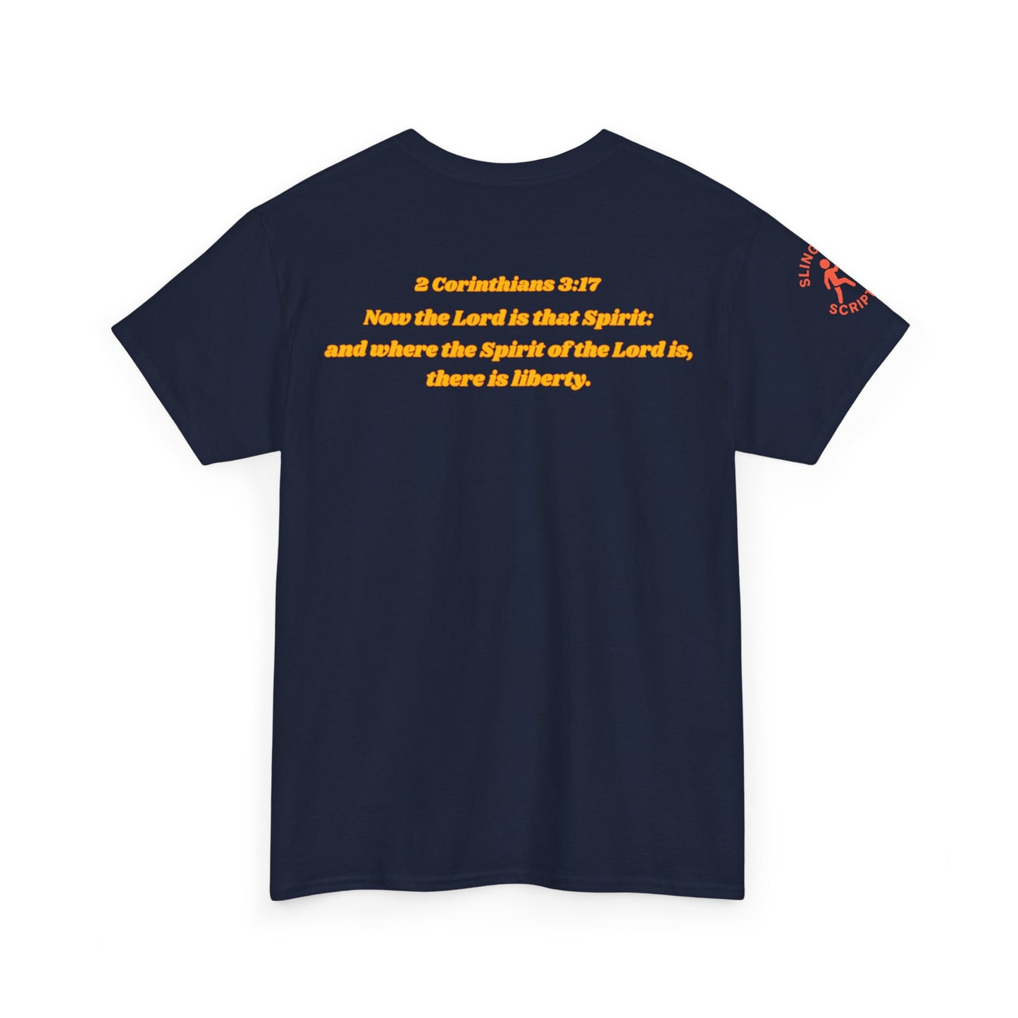 Catch the Spirit — 2 Corinthians 3:17 Retro Skate | Unisex Heavy Cotton Christian T-Shirt