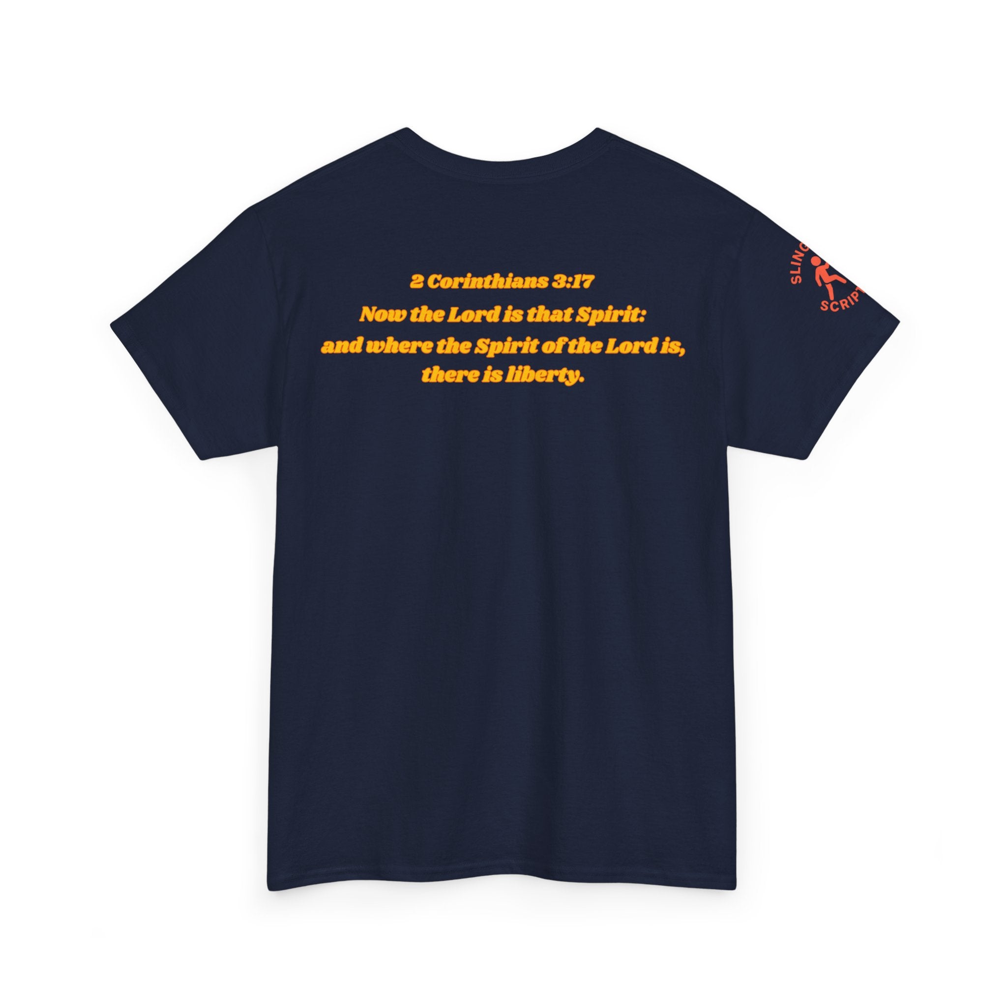 Catch the Spirit — 2 Corinthians 3:17 Retro Skate | Unisex Heavy Cotton Christian T-Shirt
