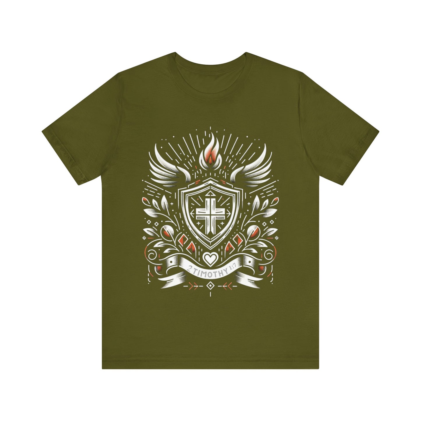 Spirit of Power — 2 Timothy 1:7 | Unisex Jersey Short Sleeve Christian T-Shirt