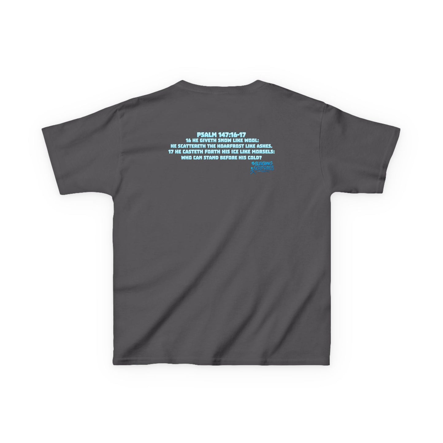 Whiter Than Snow — Psalm 147:16-17 | Kids Winter Faith Tee