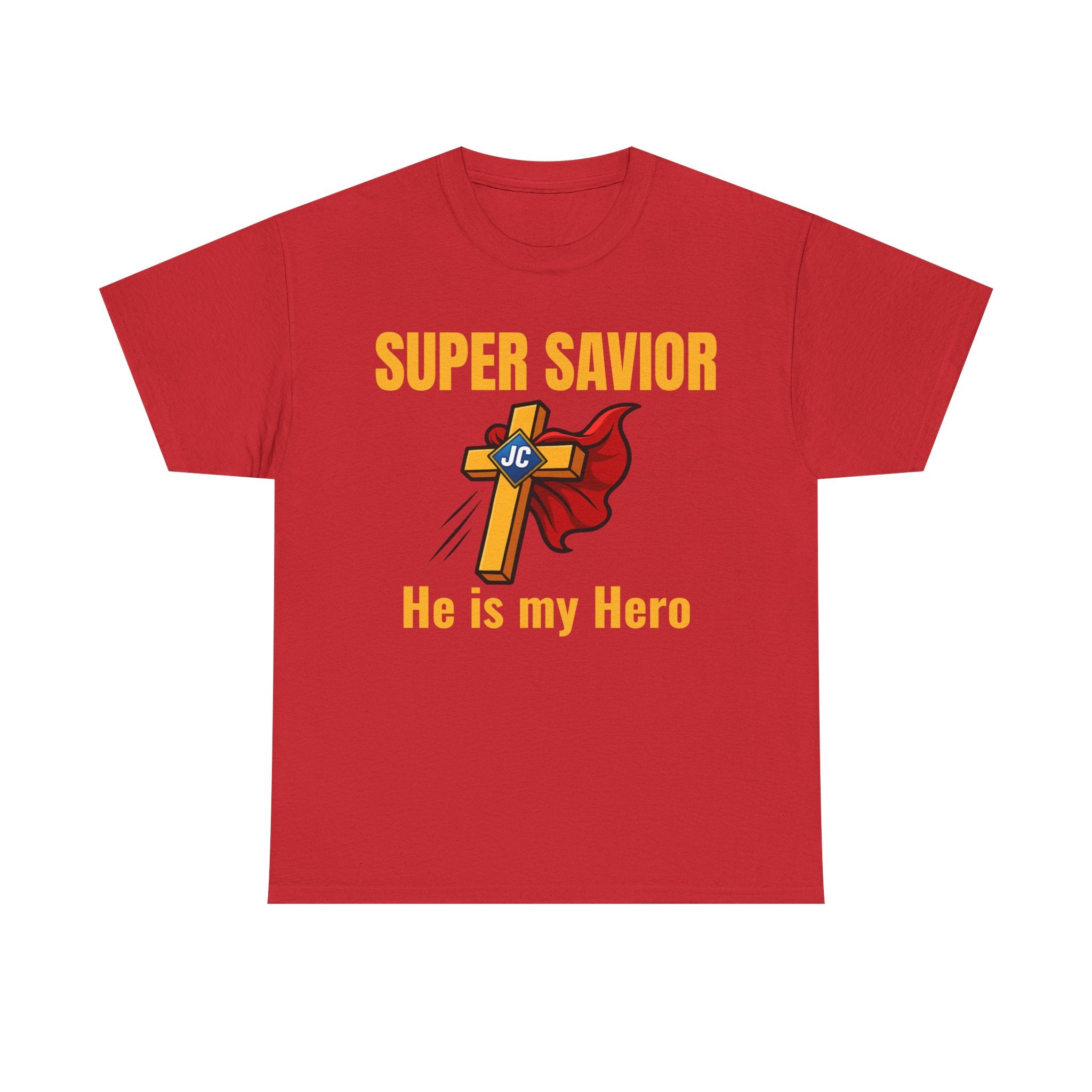 Super Savior™ — Jesus Is My Superhero Shirt | Christian Superhero T-Shirt | Faith Graphic Tee (Unisex)