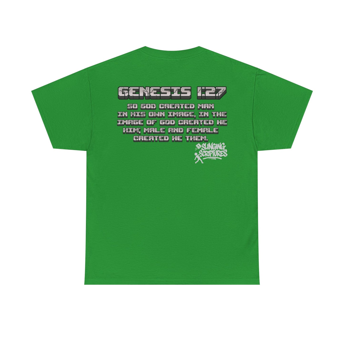 Genesis 1:27 Minecraft-Inspired Christain T-Shirt - Unisex