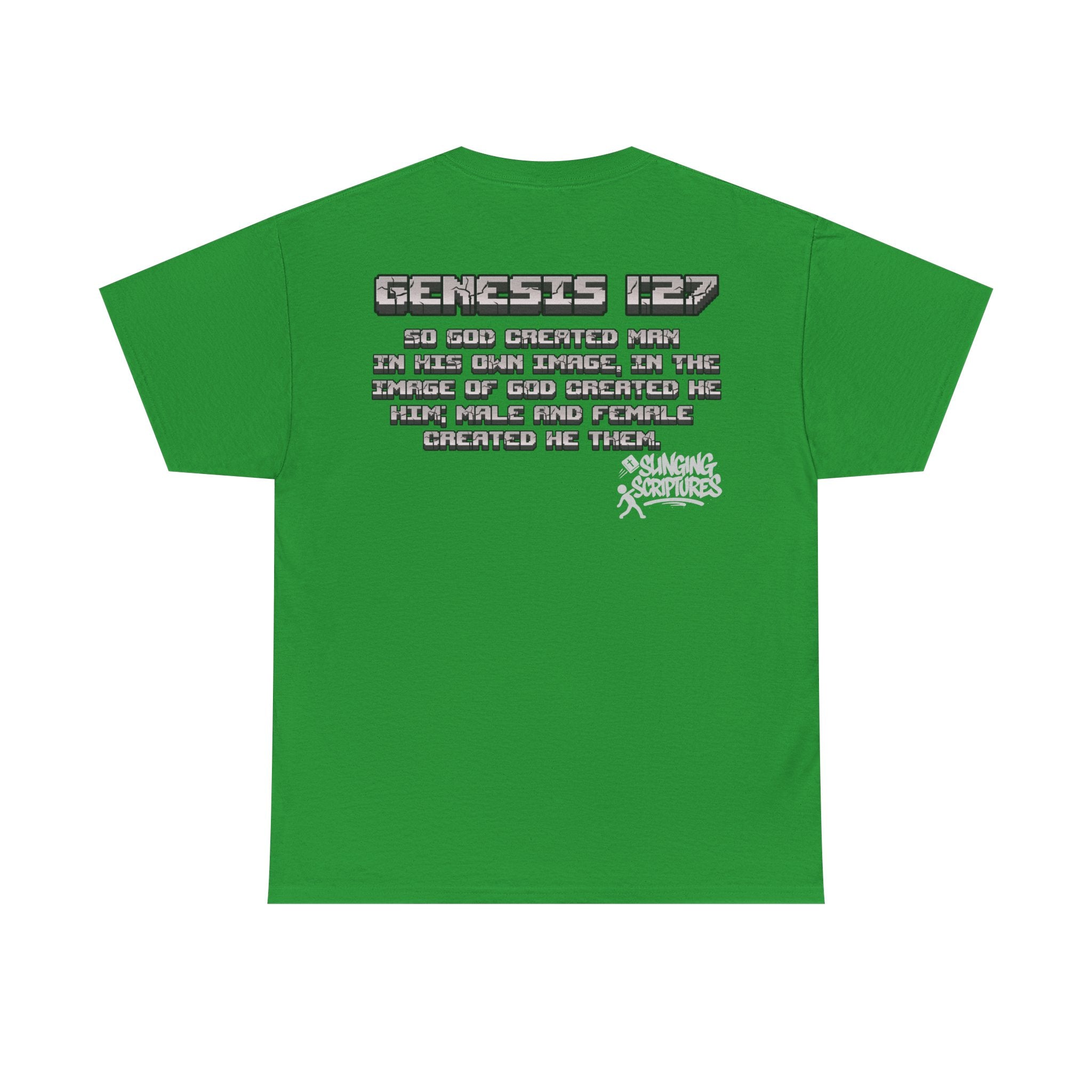 Genesis 1:27 Minecraft-Inspired Christain T-Shirt - Unisex