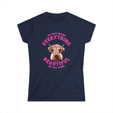 Everything Beautiful in Its Time Women’s Tee | Ecclesiastes 3:11 Scripture Shirt | Christian Faith T-Shirt for Women