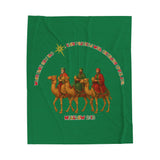 Wise Men Follow the Star — Matthew 2:10 | Velveteen Plush Christmas Blanket