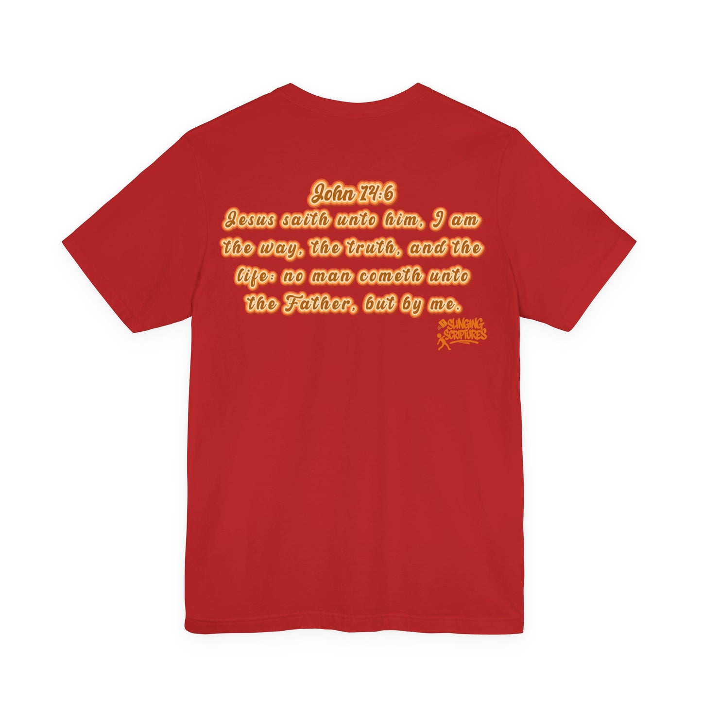 BRB — Jesus Retro Script | John 14:6 Unisex Jersey Short Sleeve Christian T-Shirt