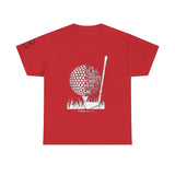 Philippians 4:13 Golf Tee | Christian Sports Shirt | Faith-Based Athletic Apparel | Unisex Heavy Cotton