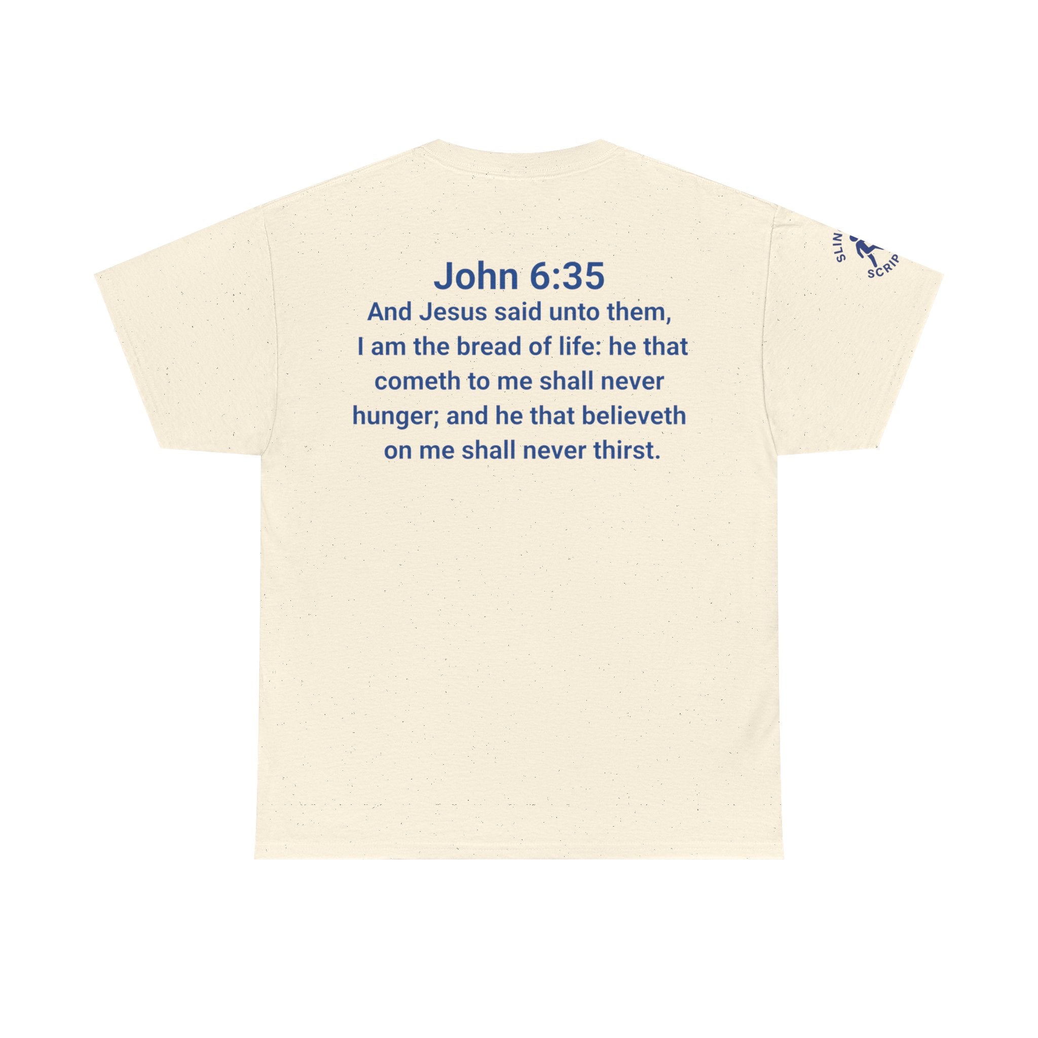 His Name Is Wonderful Tee | John 6:35 Wonder Bread Parody Shirt | Unisex Heavy Cotton Christian T-Shirt