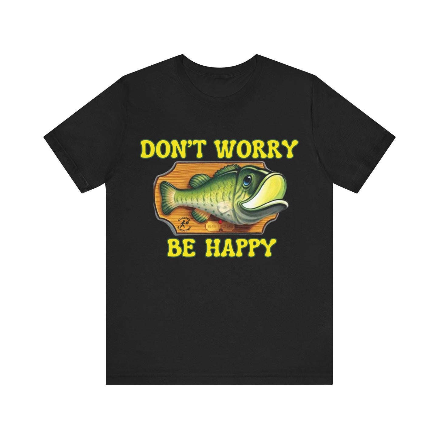 Funny Fish Tee | Philippians 4:6–7 Scripture Shirt | Christian Fisherman T-Shirt | Unisex Jersey Short Sleeve