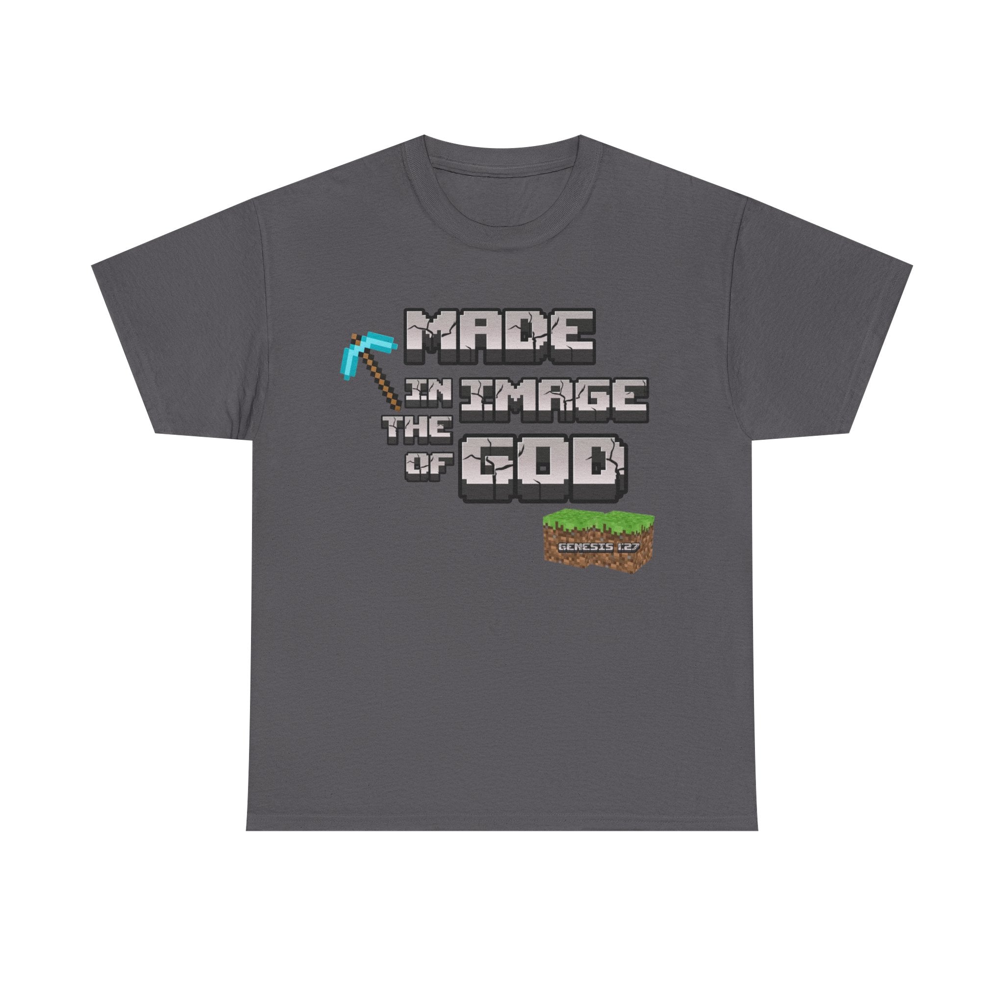 Genesis 1:27 Minecraft-Inspired Christain T-Shirt - Unisex