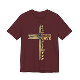 God So Loved the World — John 3:16 | Unisex Jersey Short Sleeve Christian T-Shirt