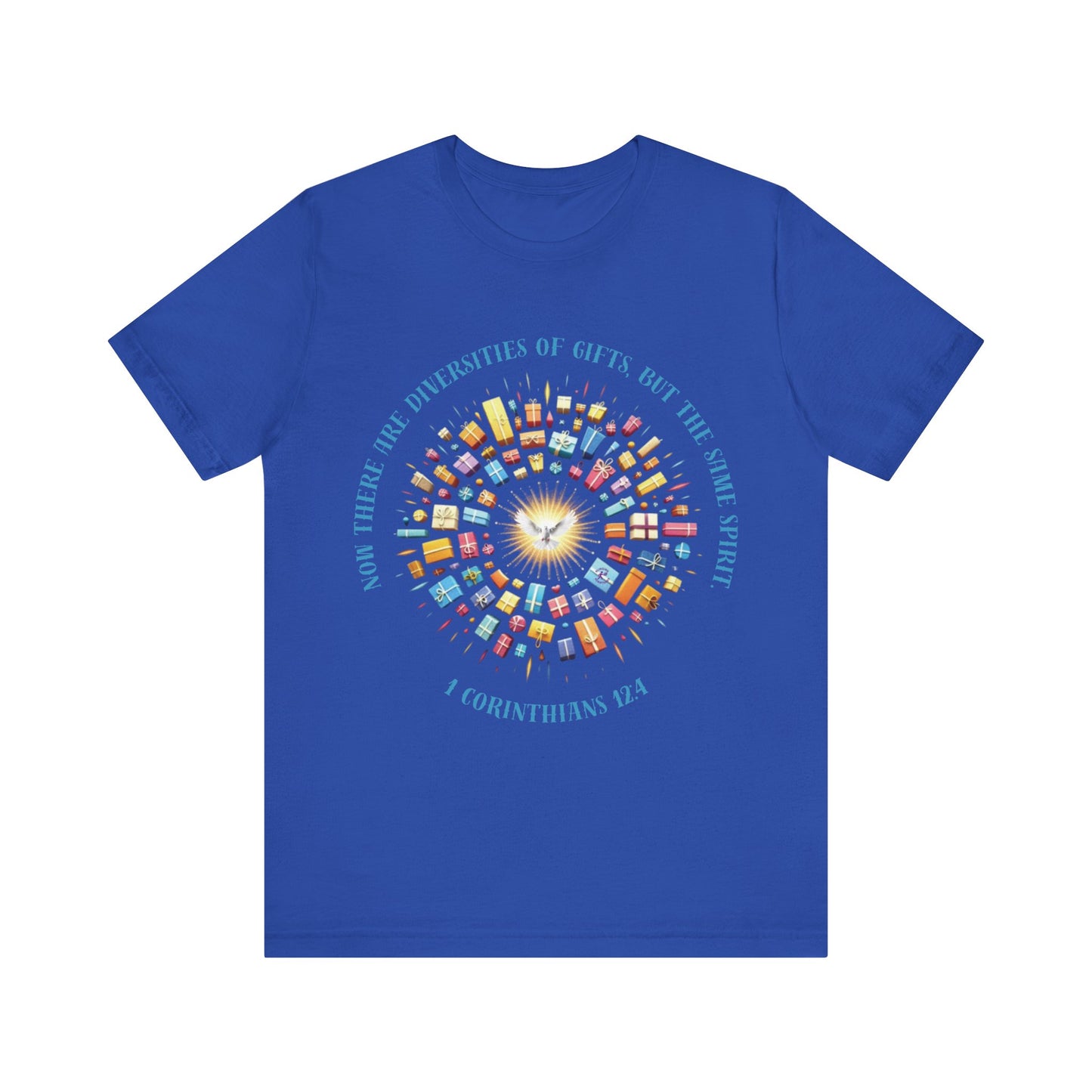 Diversity of Gifts — 1 Corinthians 12:4 | Unisex Jersey Short Sleeve Christian T-Shirt