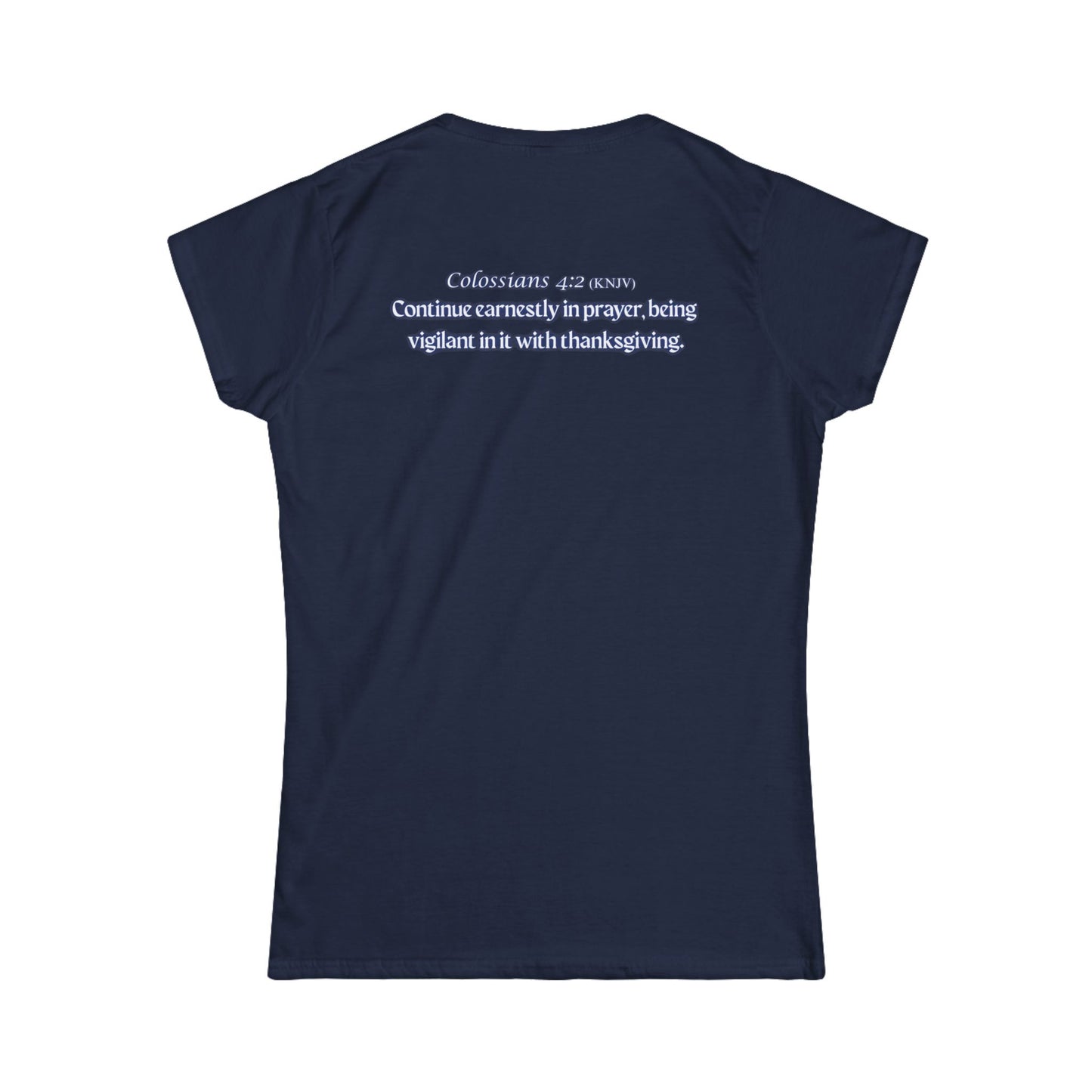 This Mama Prays Tee | Colossians 4:2 Scripture Shirt | Women’s Christian T-Shirt | Faith-Based Mother’s Day Gift