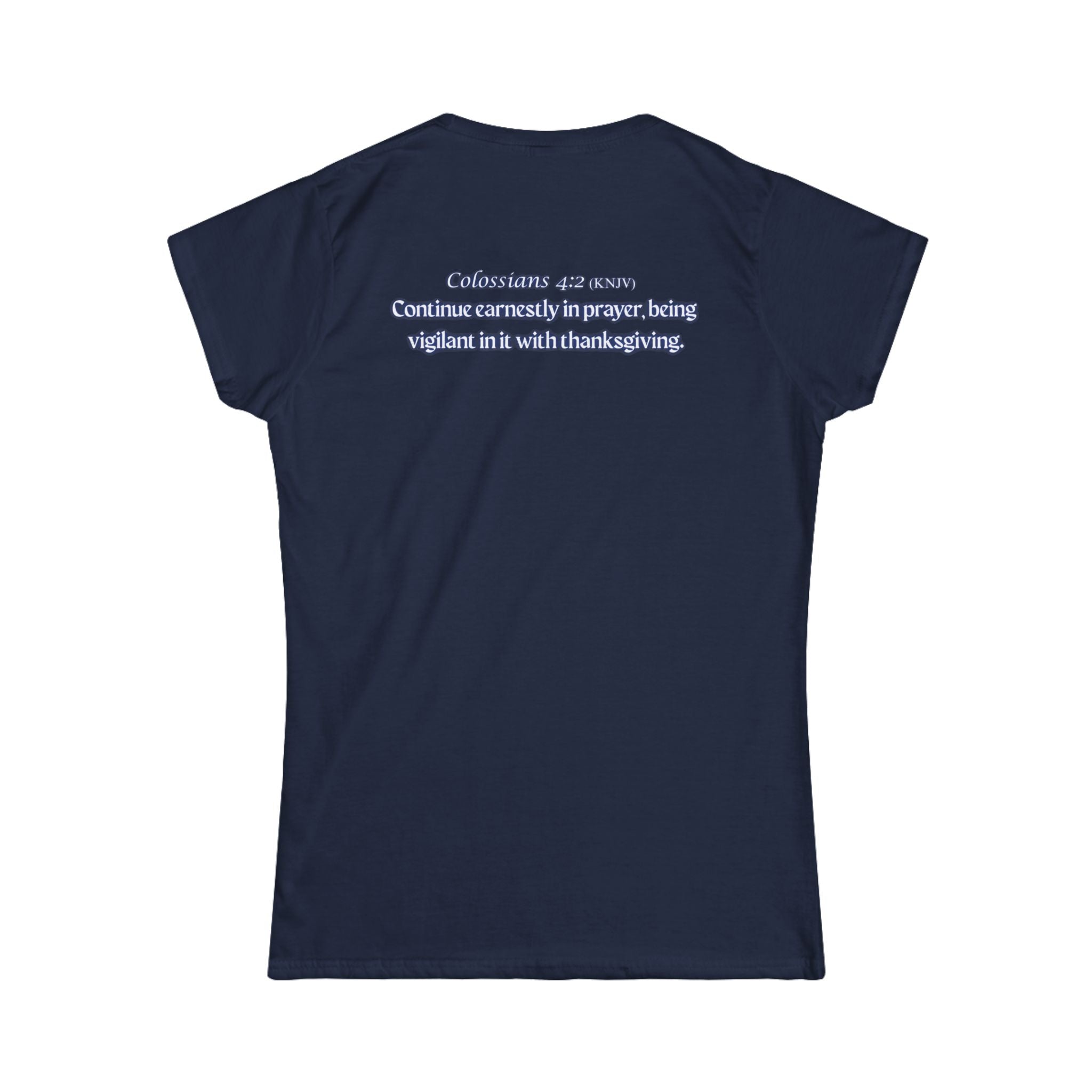 This Mama Prays Tee | Colossians 4:2 Scripture Shirt | Women’s Christian T-Shirt | Faith-Based Mother’s Day Gift
