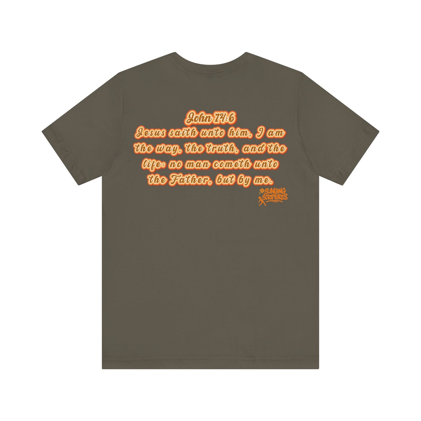 BRB — Jesus Retro Script | John 14:6 Unisex Jersey Short Sleeve Christian T-Shirt