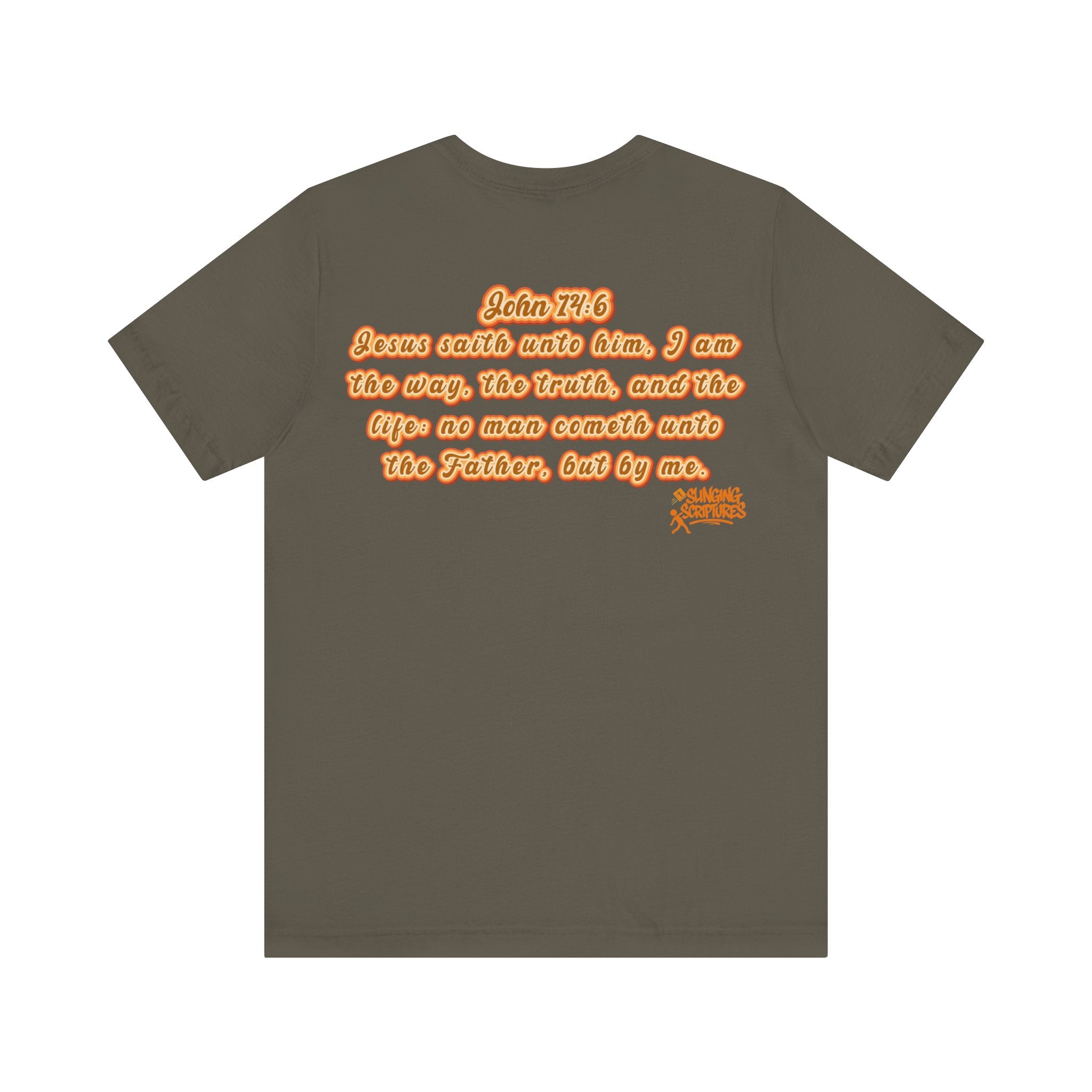 BRB — Jesus Retro Script | John 14:6 Unisex Jersey Short Sleeve Christian T-Shirt