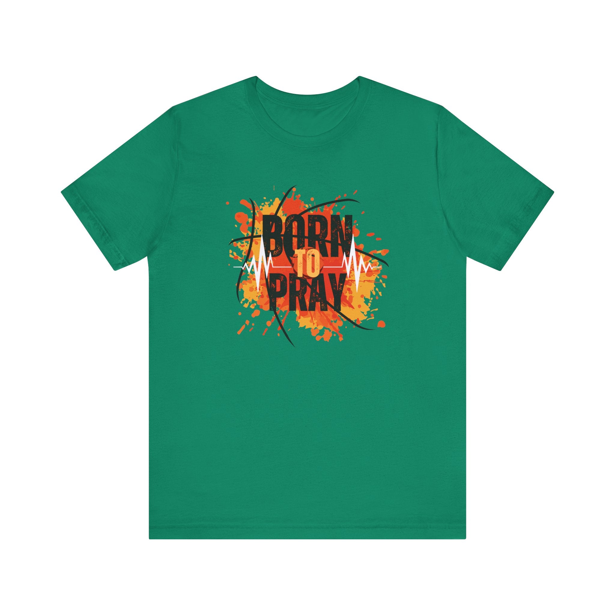 Born to Pray Tee | Christian Basketball Shirt | Unisex Jersey Short Sleeve | Inspirational Faith & Sports Apparel