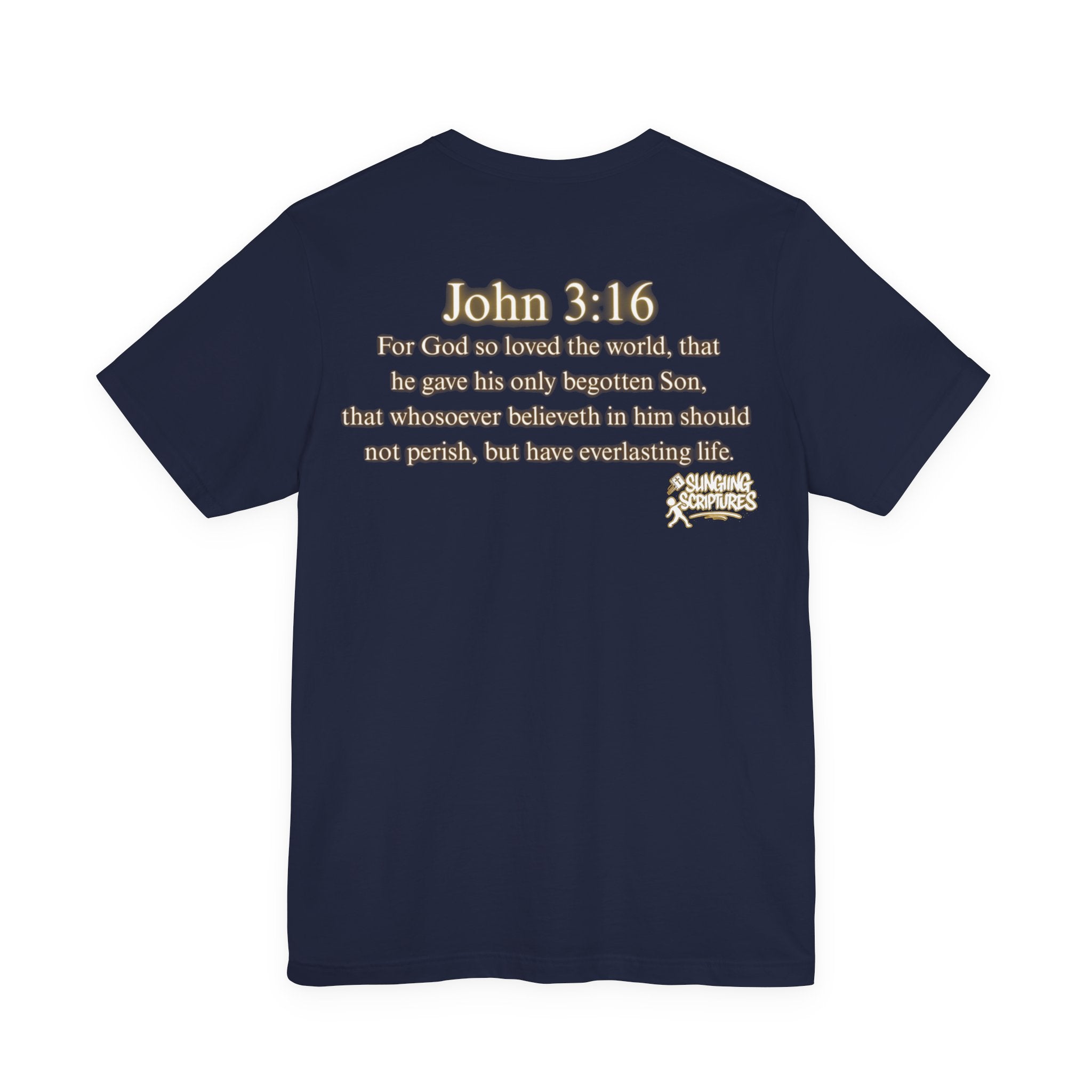 God So Loved the World — John 3:16 | Unisex Jersey Short Sleeve Christian T-Shirt