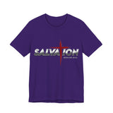 Salvation Christian T-Shirt — Romans 10:13 | Unisex Jersey Short Sleeve Tee