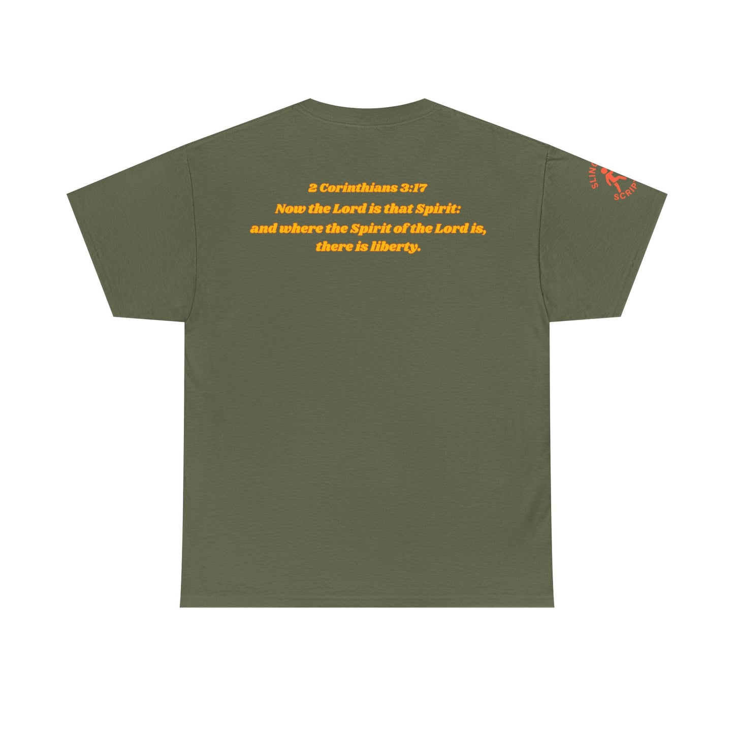 Catch the Spirit — 2 Corinthians 3:17 Retro Skate | Unisex Heavy Cotton Christian T-Shirt