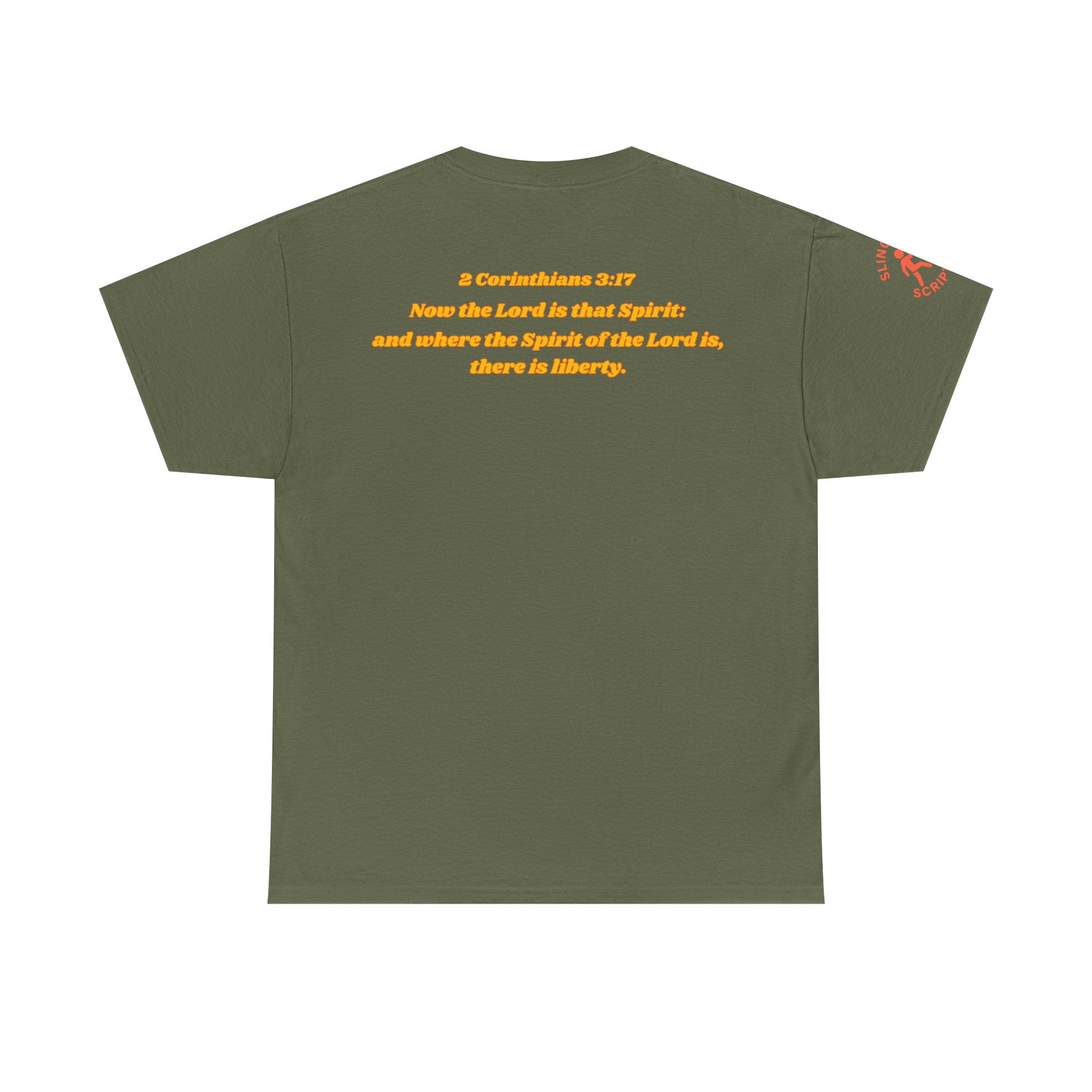 Catch the Spirit — 2 Corinthians 3:17 Retro Skate | Unisex Heavy Cotton Christian T-Shirt