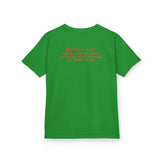 Hooked on Jesus Kids Tee | Matthew 4:19 Scripture Shirt | Christian Fishing T-Shirt for Children | Faith-Based Kids Apparel