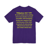 Funny Fish Tee | Philippians 4:6–7 Scripture Shirt | Christian Fisherman T-Shirt | Unisex Jersey Short Sleeve