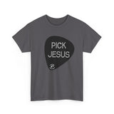 Luke 19:10 “Pick Jesus” Christian T-Shirt | Unisex Heavy Cotton Faith & Worship Tee
