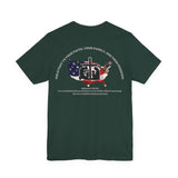Patriotic Graphic Tee-Hold Fast — Hebrews 10:23 | Unisex Jersey Short Sleeve Christian T-Shirt