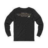 Deny Me — Matthew 10:33 | Minimalist Christian Long Sleeve Tee