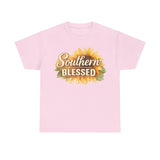 Southern Blessed Sunflower Shirt | Christian Southern Tee | Faith Inspired Country T-Shirt | Women’s Church & Everyday Wear