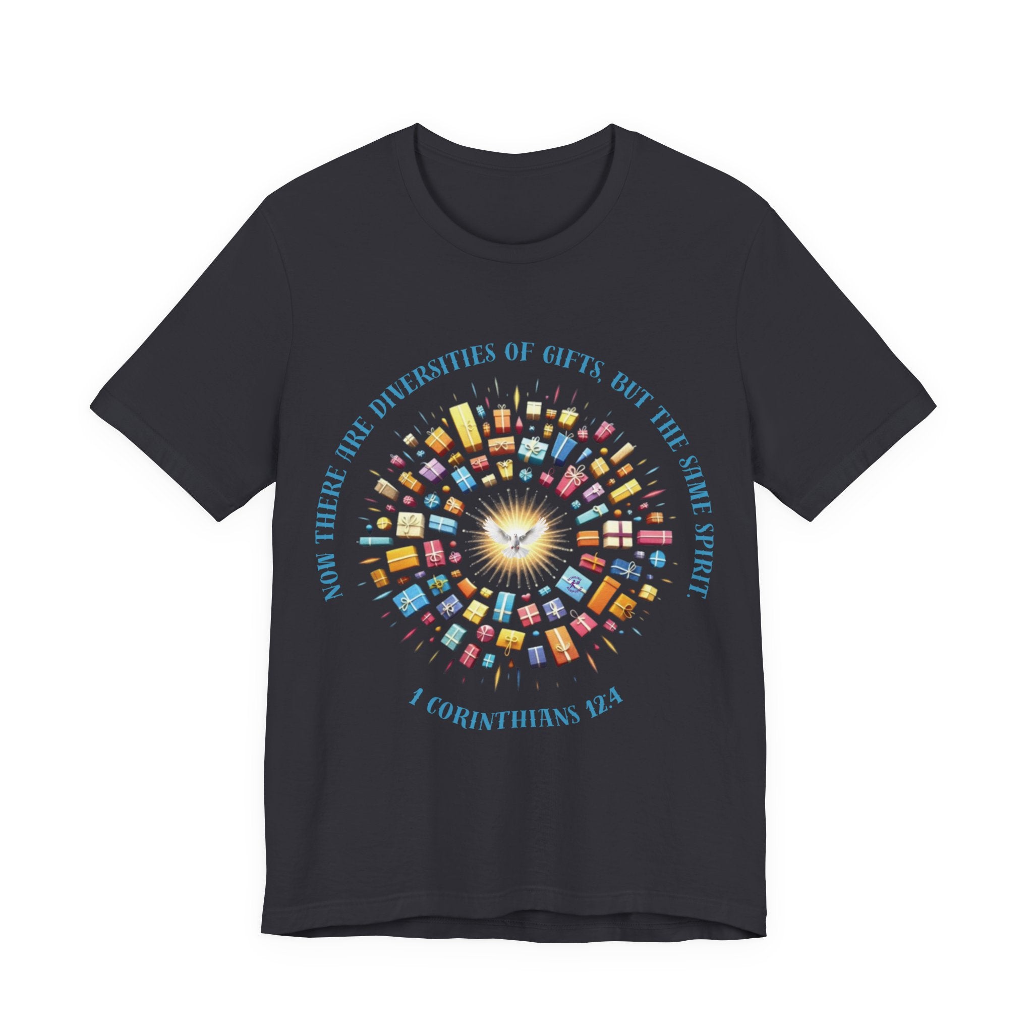 Diversity of Gifts — 1 Corinthians 12:4 | Unisex Jersey Short Sleeve Christian T-Shirt