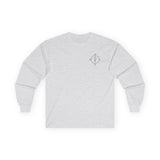 Guide My Steps — Compass Minimalist Christian Long Sleeve Tee | Unisex Ultra-Cotton Faith-Based Shirt